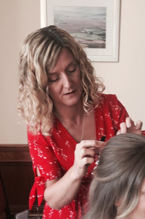 Sinead Gaffney wedding hair